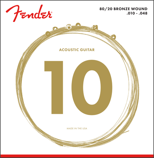 [70XL] Fender Acoustic 80/20 Bronze 10-48