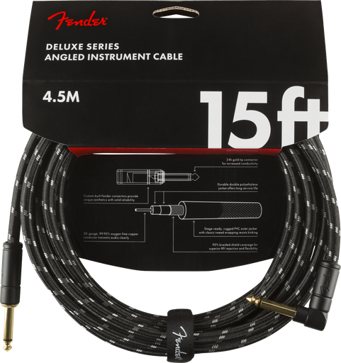 [0990820085] Fender Deluxe 4,5m Angle Black Tweed